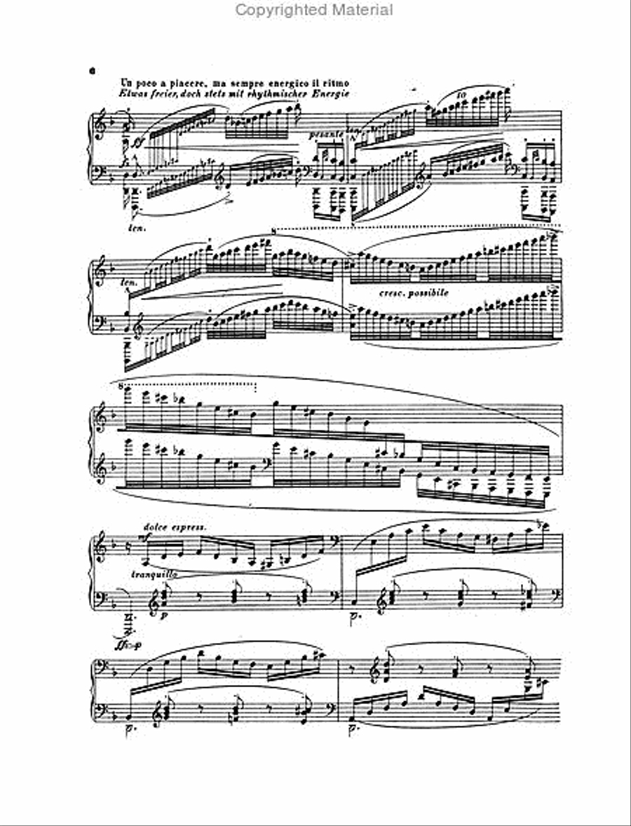 Chaconne from the Partita II in D minor BWV 1004 Piano Solo scores gallery preview page 3