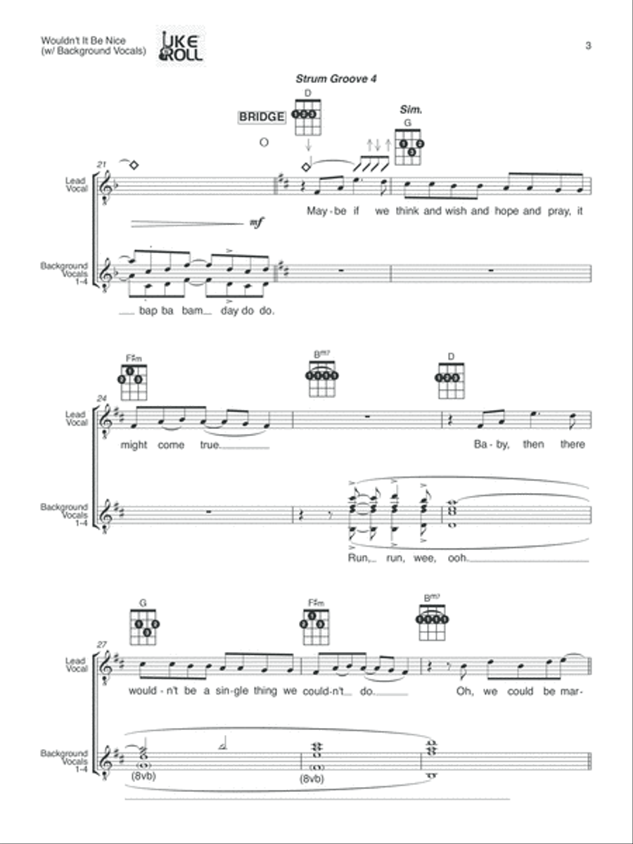 Wouldn't It Be Nice Wouldn't It Be Nice High Voice scores gallery preview page 3
