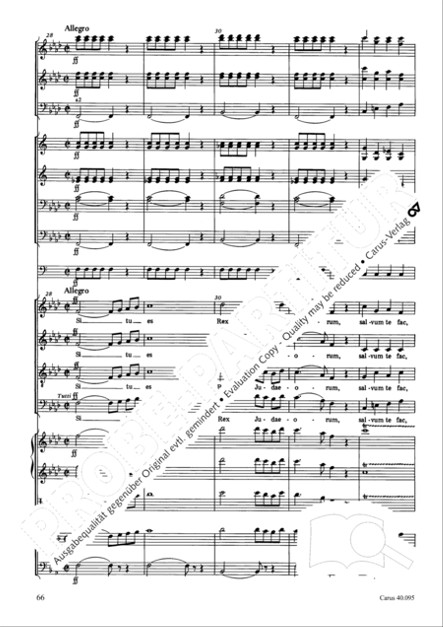 The Seven Words (Die Sieben Worte) 4-Part scores gallery preview page 81