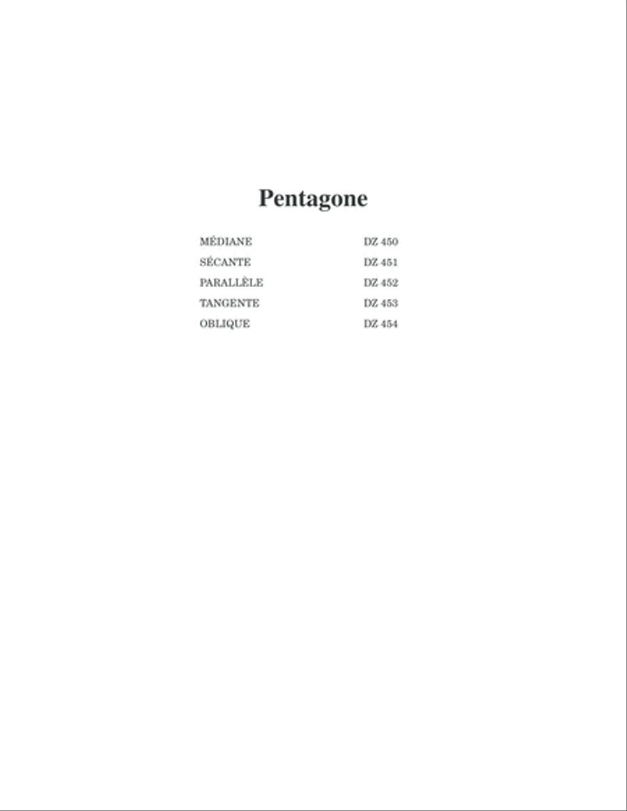Pentagone - Oblique Classical Guitar scores gallery preview page 2