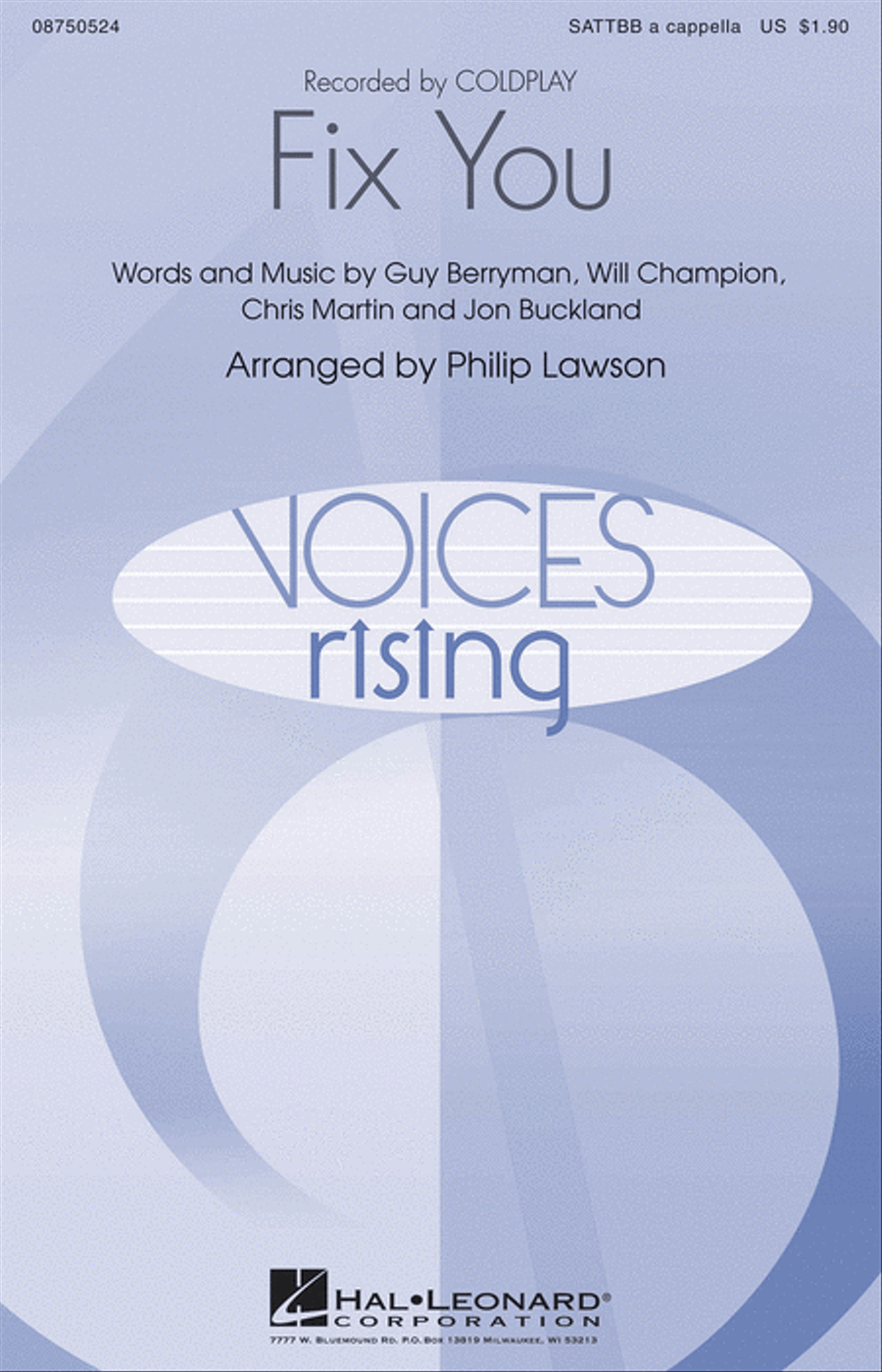 Fix You Fix You A Cappella scores gallery preview page 1