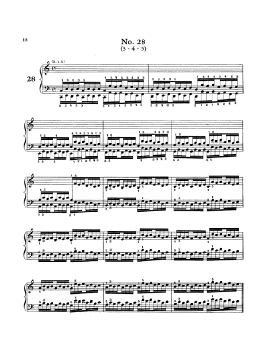 Hanon: The Virtuoso Pianist (Volume II) Piano Solo scores gallery preview page 1