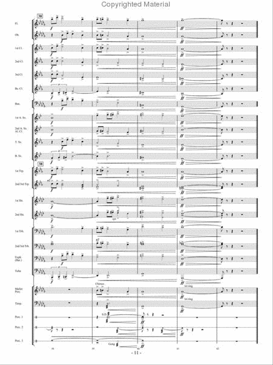 A Quiet Journey Home A Quiet Journey Home Concert Band scores gallery preview page 10