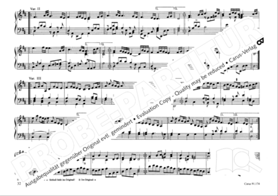 Estendorffer: Orgelwerke II (Organ Works II) Organ Solo scores gallery preview page 35