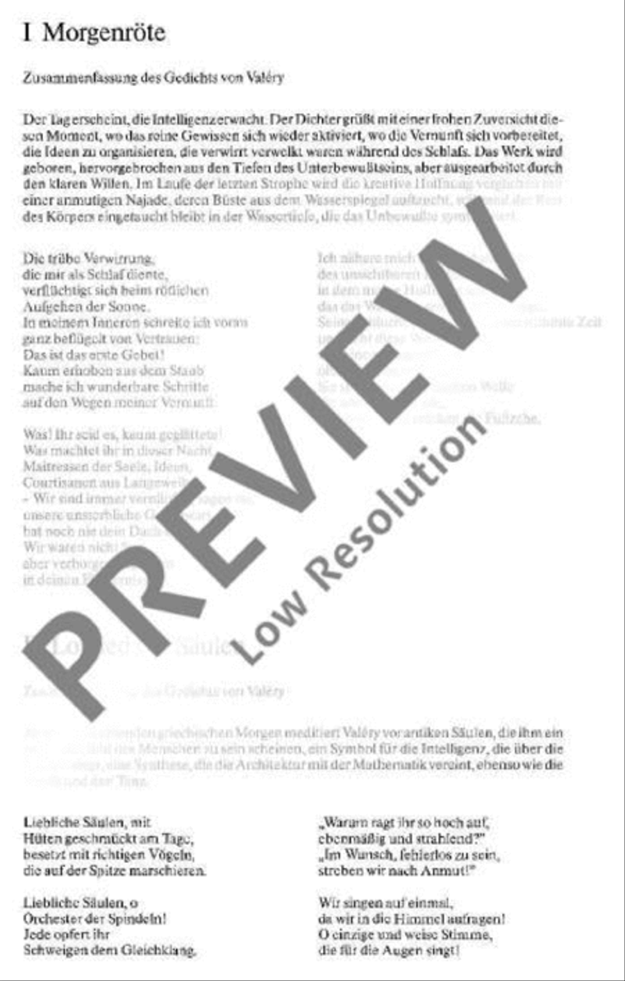 Trois Poèmes de Paul Valéry SSAATTBB scores gallery preview page 6