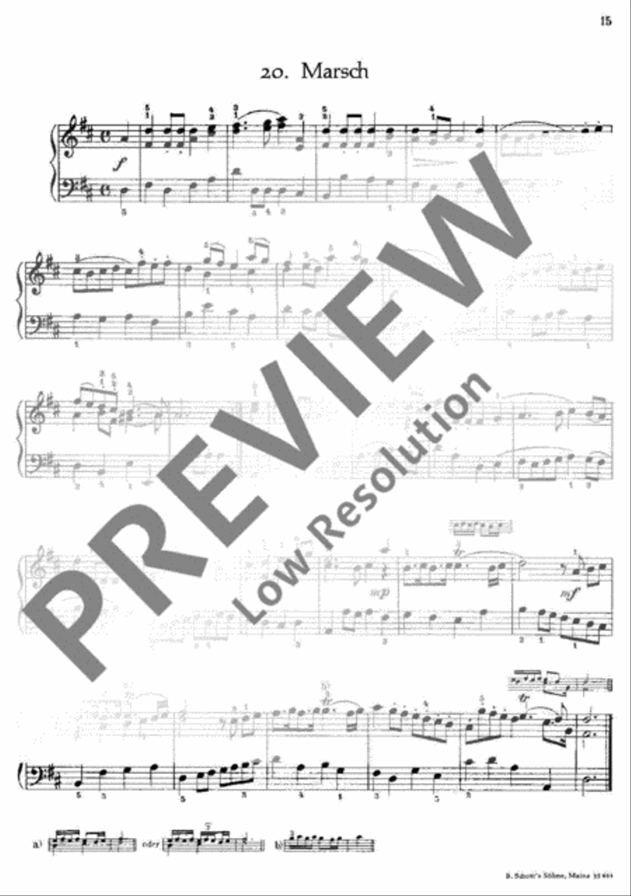 20 little Dances Piano Solo scores gallery preview page 16