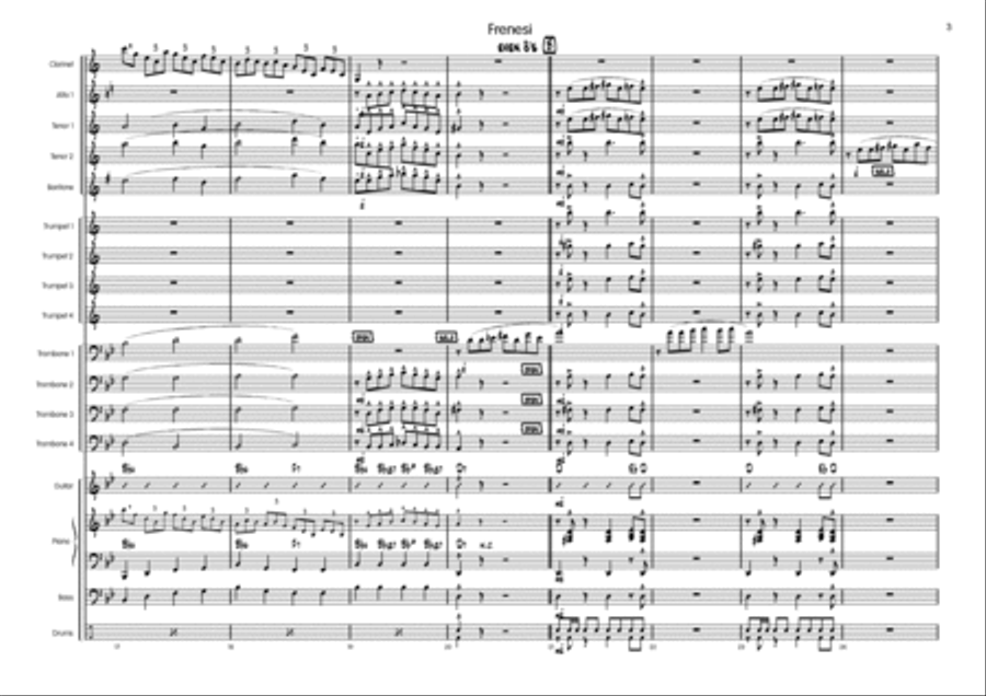 Frenesi Big Band scores gallery preview page 4