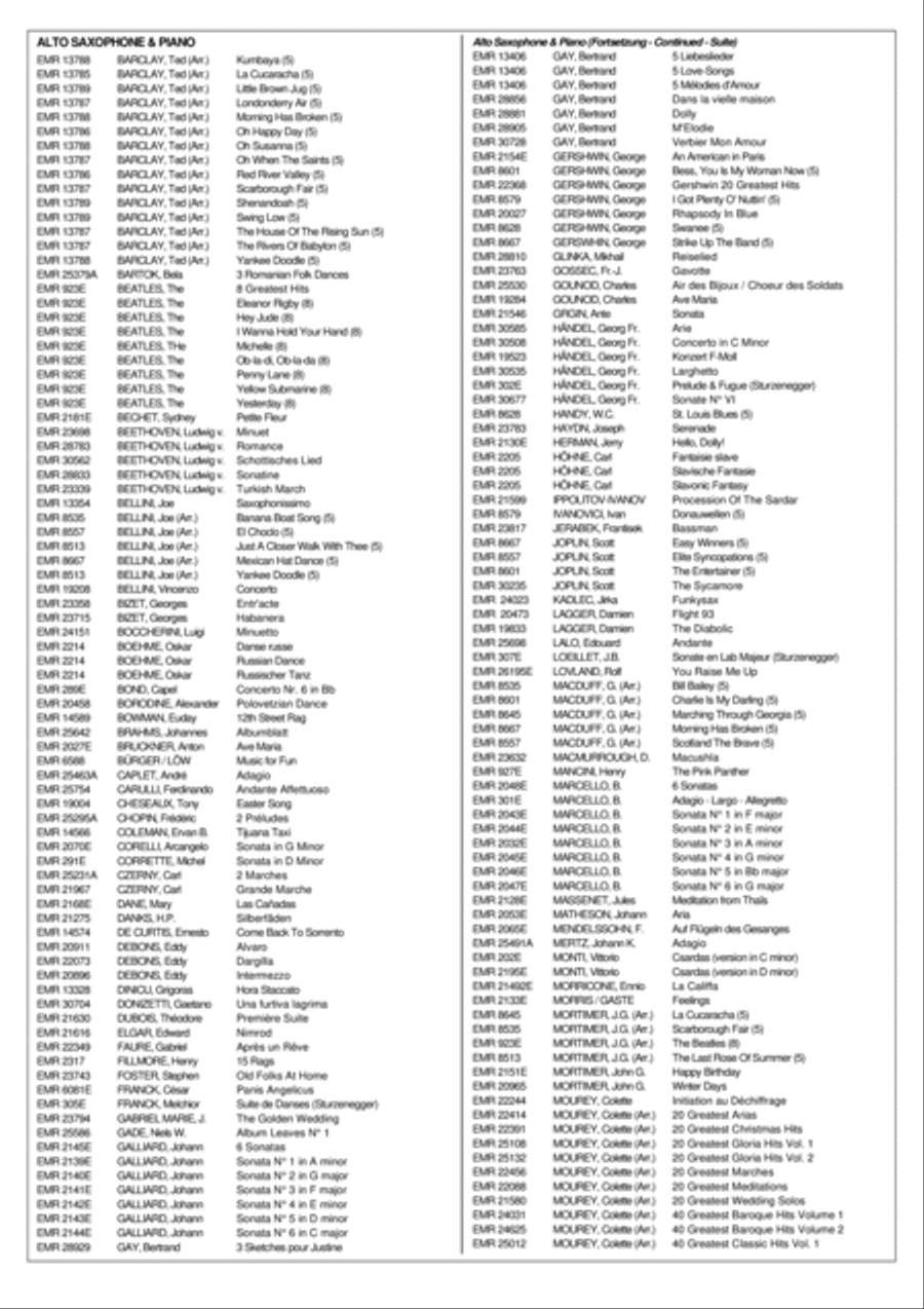Preludes Vol. 1 Alto Saxophone scores gallery preview page 8