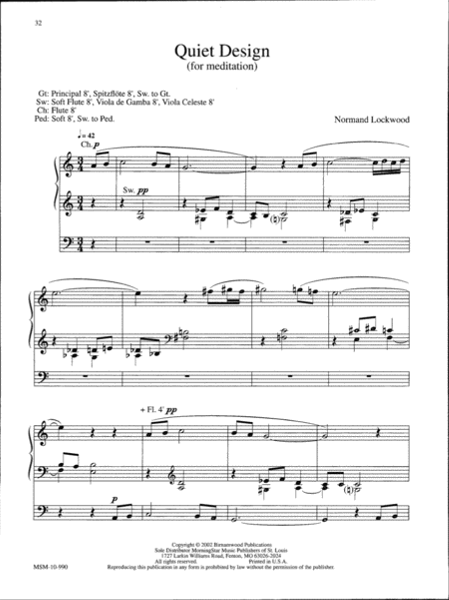 Marilyn Mason Music Library, Volume 1 Organ scores gallery preview page 13