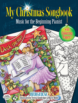 My Christmas Songbook -- Music for the Beginning Pianist (Includes Coloring Pages!)