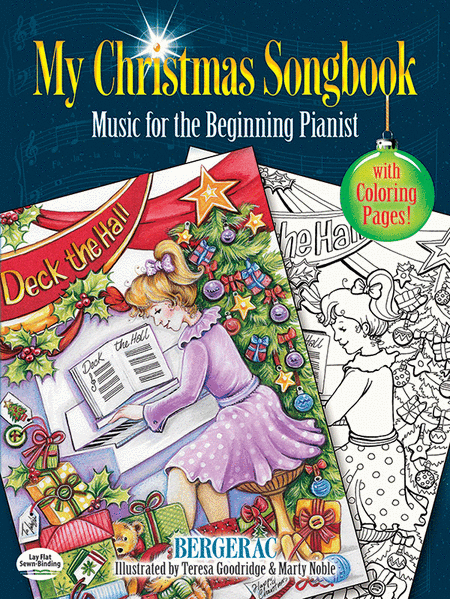 My Christmas Songbook -- Music for the Beginning Pianist (Includes Coloring Pages!)