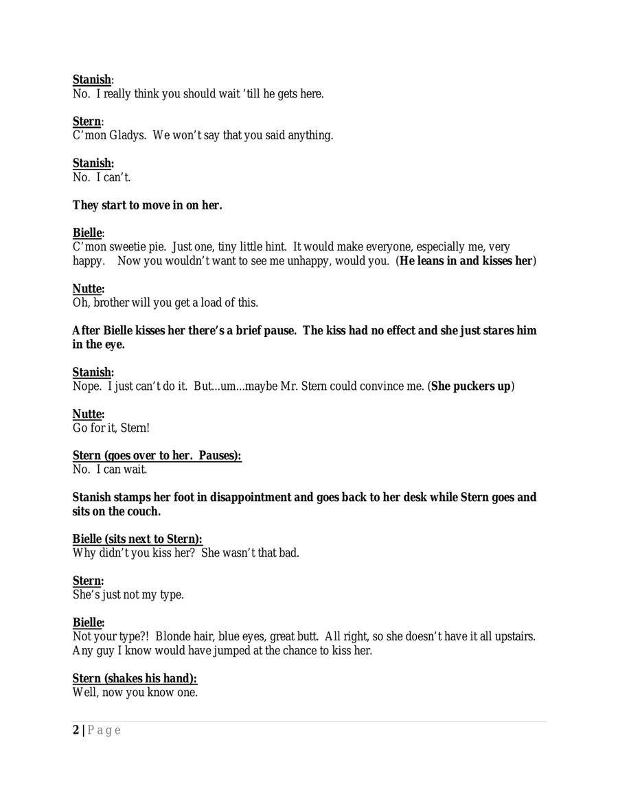 The Competition (a musical) 4-Part scores gallery preview page 3