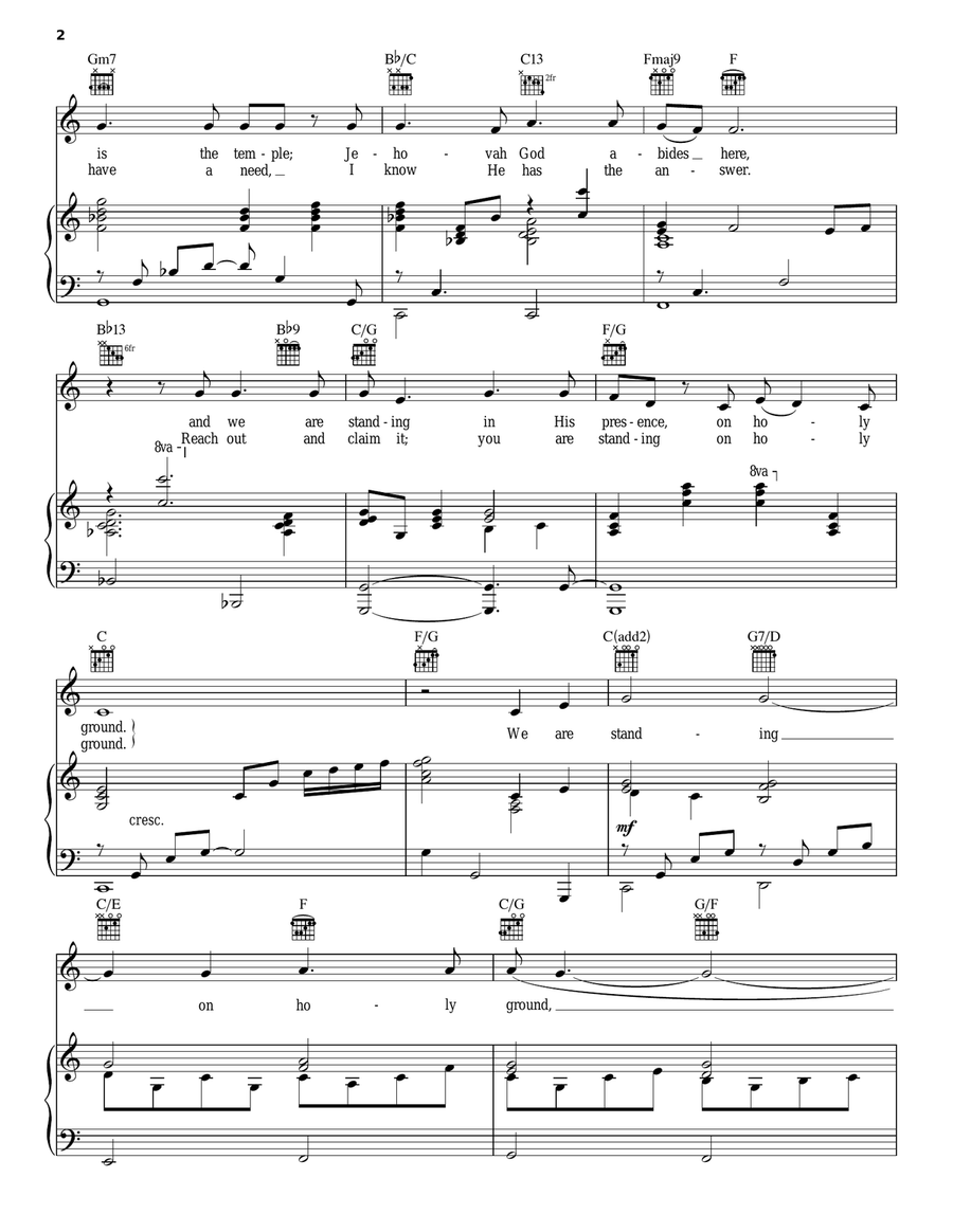 Holy Ground Holy Ground Acoustic Guitar scores gallery preview page 2