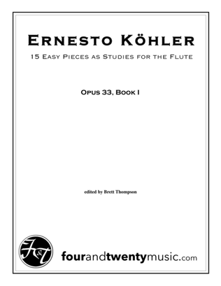 Progress in Flute Playing, 15 Easy Pieces as Studies, opus 33, Book 1