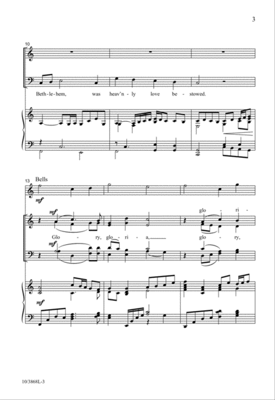 On that Night in Bethlehem 4-Part scores gallery preview page 4