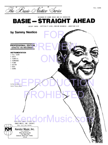 Basie-Straight Ahead (Professional Version - As Recorded) image number null