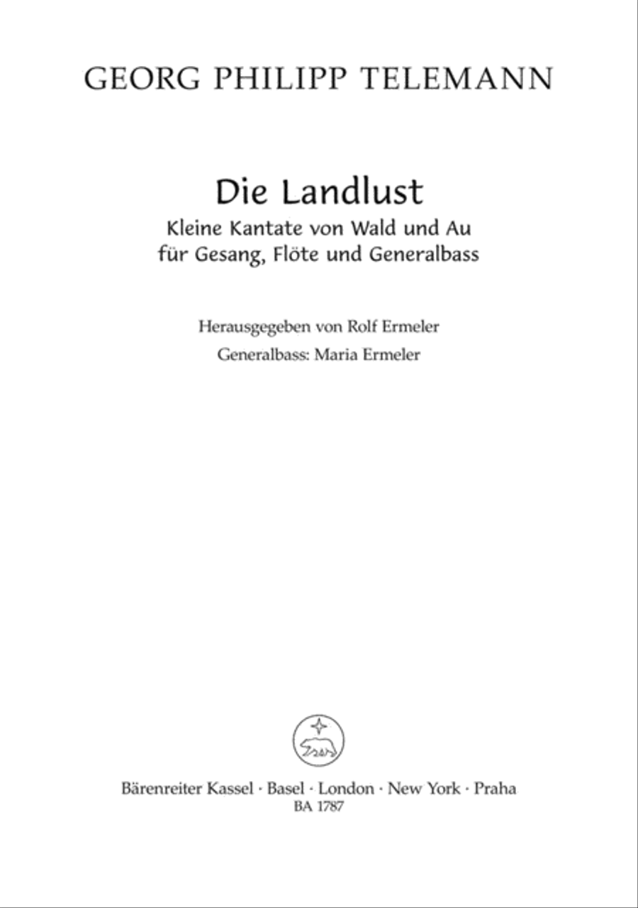 Die Landlust Medium Voice scores gallery preview page 1
