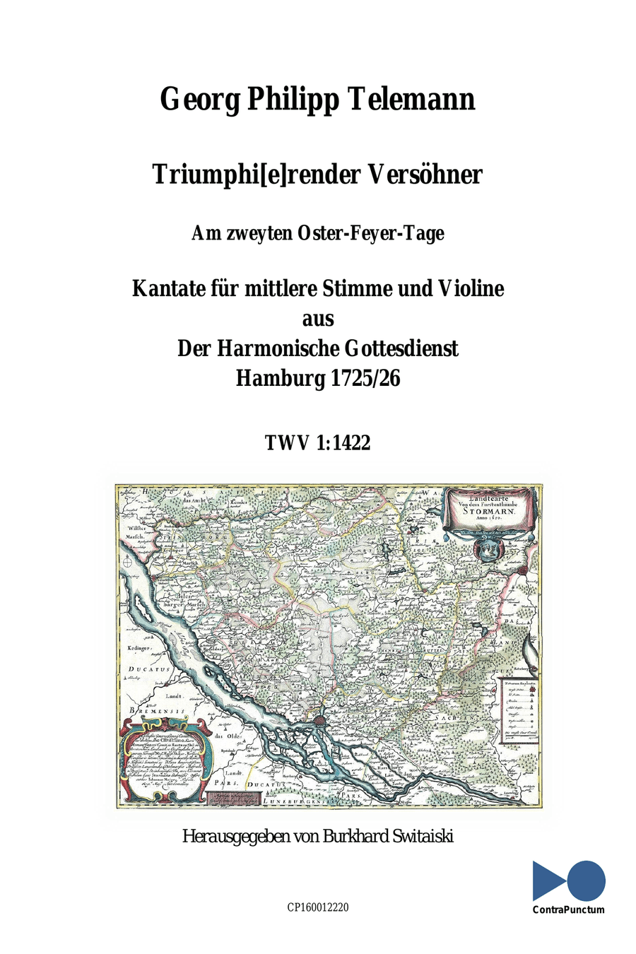 Harmonischer Gottesdienst TWV 1:1422 Triumphirender Versöhner, trit aus deiner Kluft Voice scores gallery preview page 1