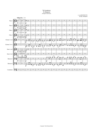 Beethoven: Symphony No.7 Op.92 Mvt.II Allegretto - symphonic wind