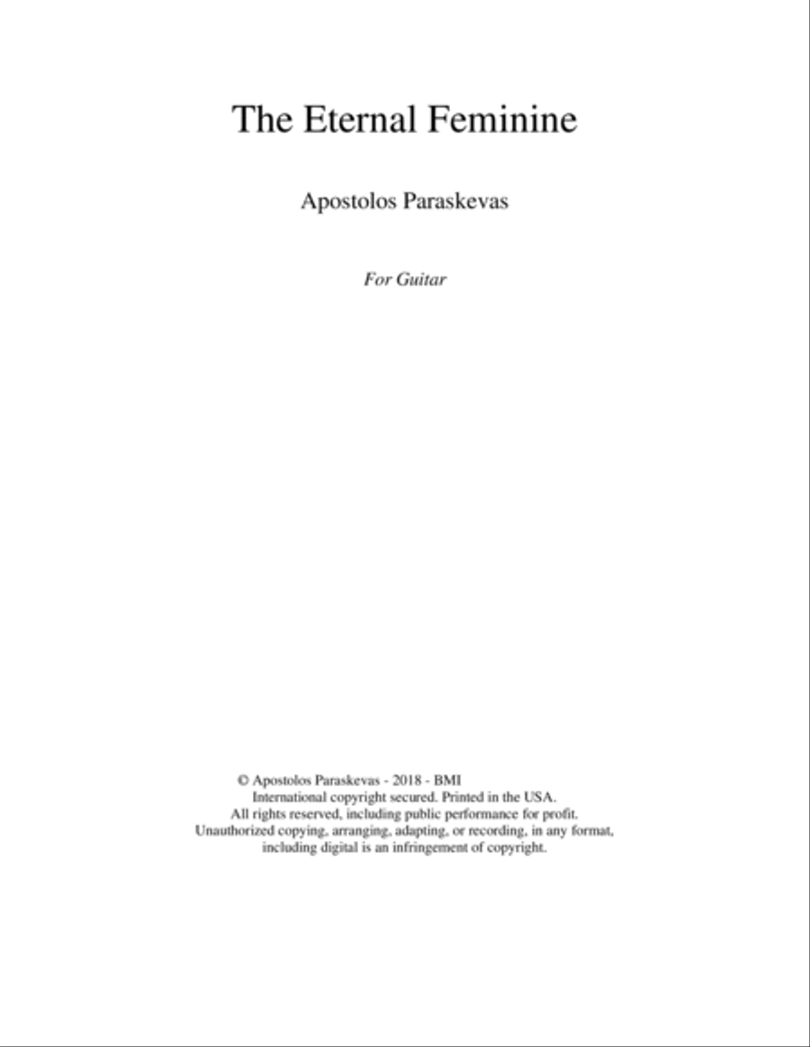 The Eternal Feminine Guitar Solo scores gallery preview page 2