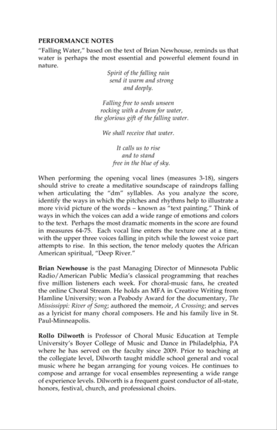 Falling Water 4-Part scores gallery preview page 11