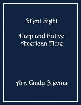 Book cover for Silent Night, for Harp and Native American Flute