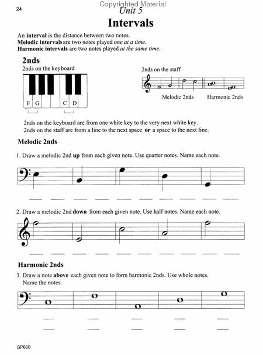 Fundamentals of Piano Theory - Preparatory Level