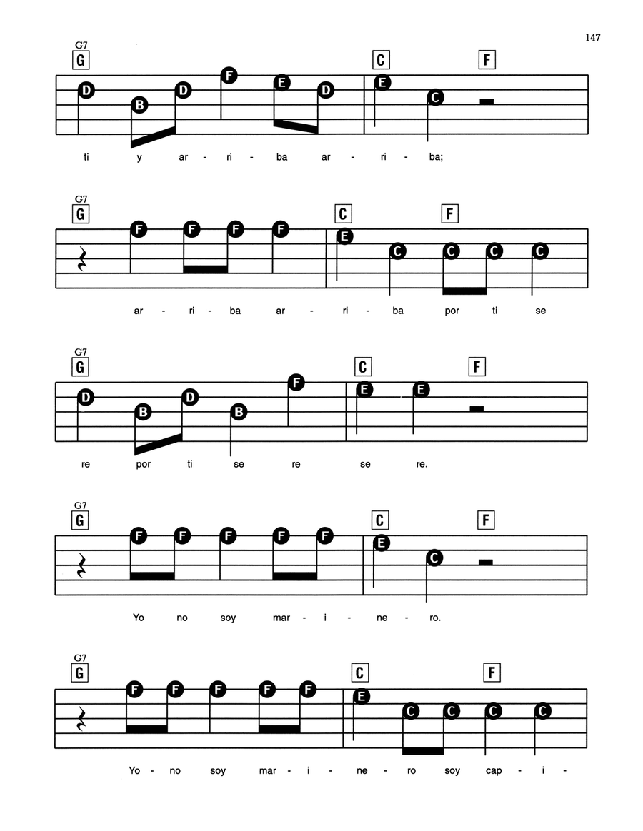 La Bamba Electronic Keyboard scores gallery preview page 2