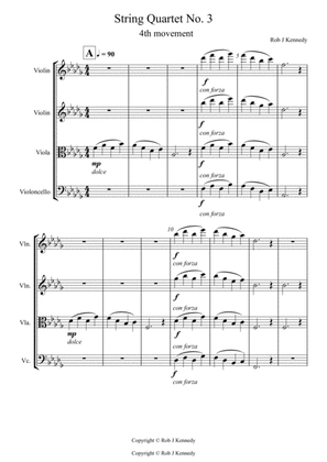 String Quartet No. 3 - 4th movement