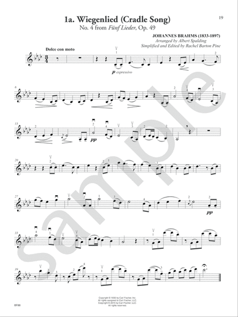 Violin Lullabies Violin Solo scores gallery preview page 8