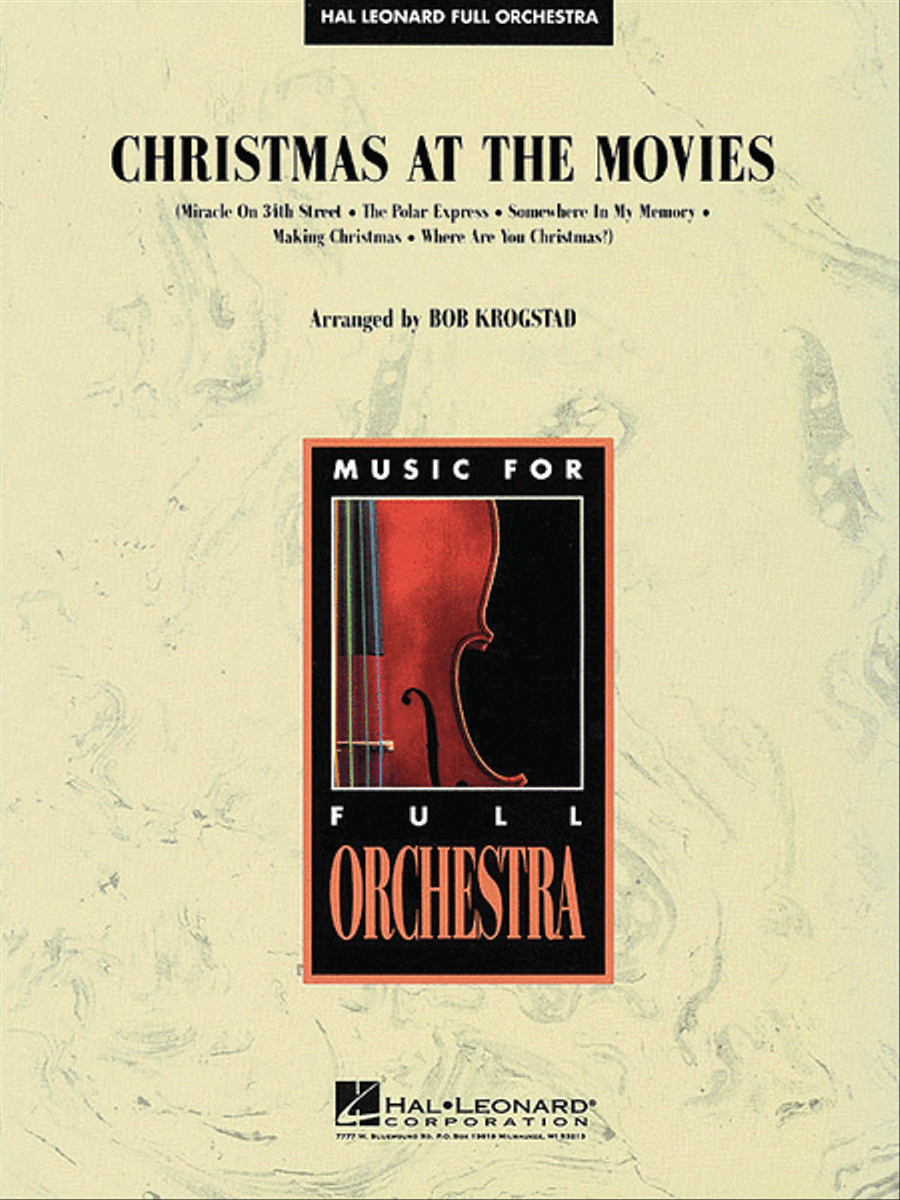 Christmas at the Movies Full Orchestra scores gallery preview page 1