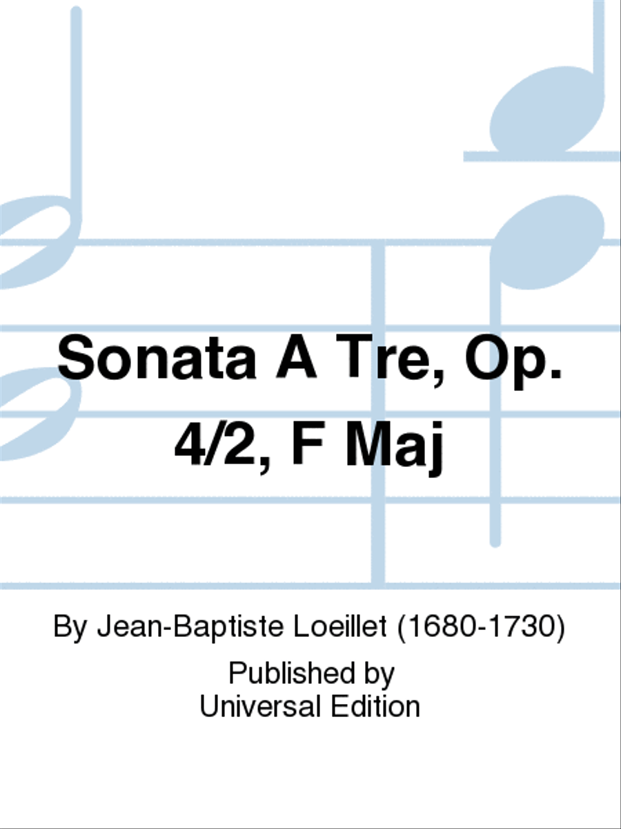 Sonata A Tre, Op. 4/2, F Maj School and Community scores gallery preview page 1