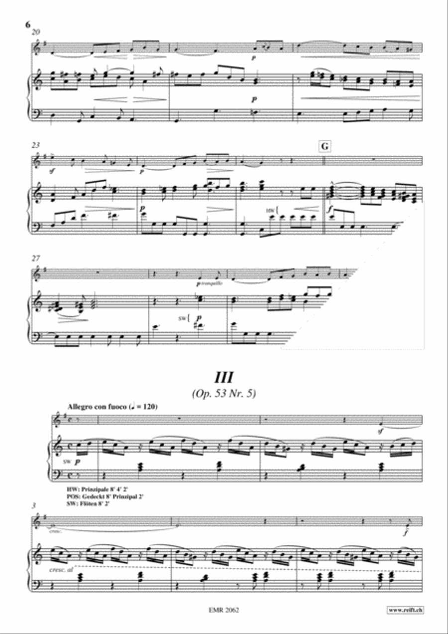 Drei Lieder ohne Worte Horn scores gallery preview page 7