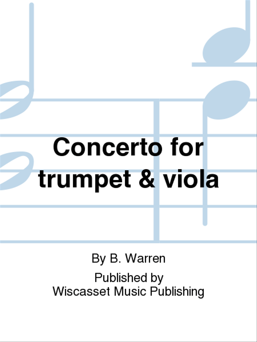 Concerto, trumpet & viola