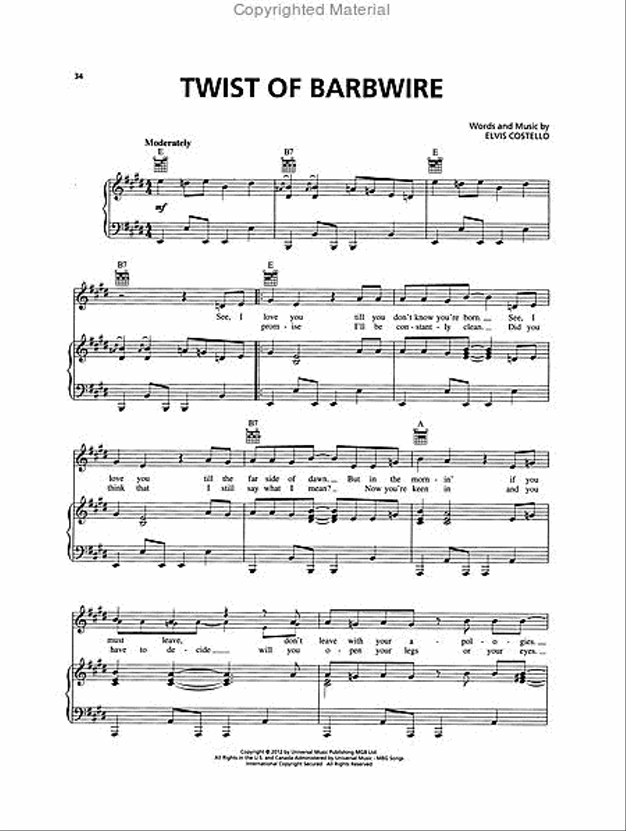 The Music of Nashville: Season 1, Volume 1 Piano, Vocal, Guitar scores gallery preview page 7