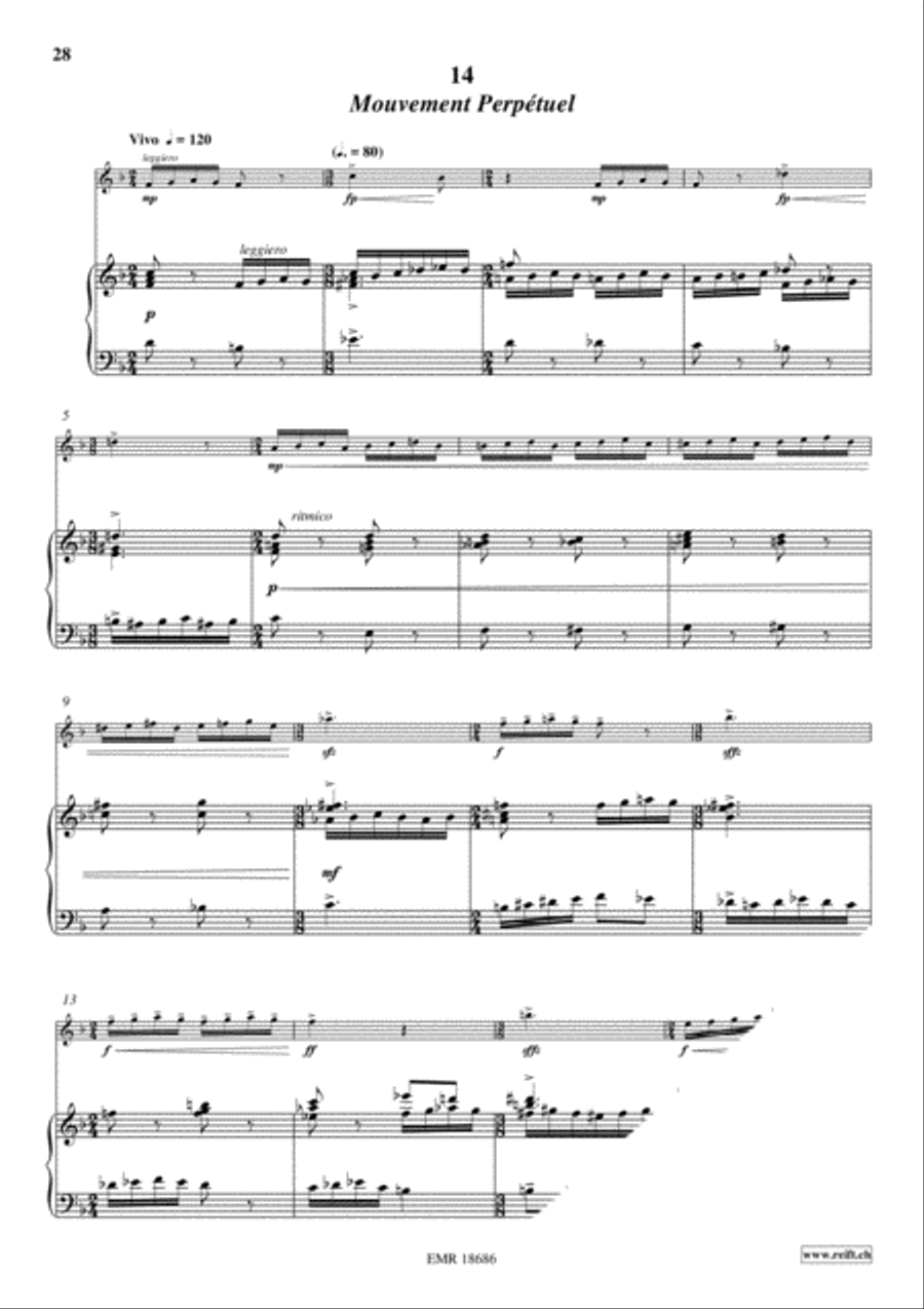 Au Fil Du Temps Violin scores gallery preview page 17