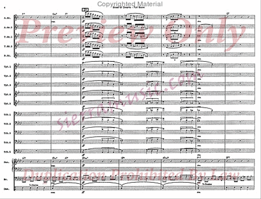 Street Of Dreams Street Of Dreams Jazz Ensemble scores gallery preview page 5