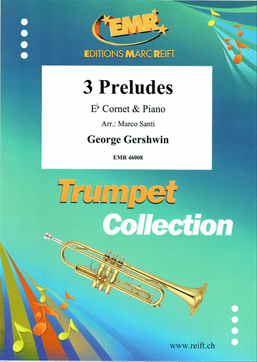 3 Preludes Cornet scores gallery preview page 1