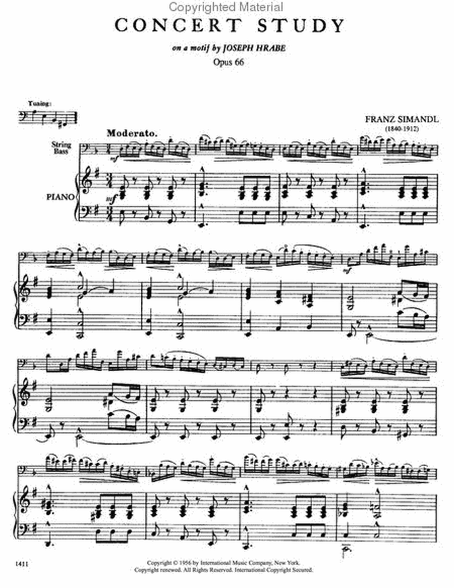 Concert Study In E Minor, Opus 66 (Solo Tuning)