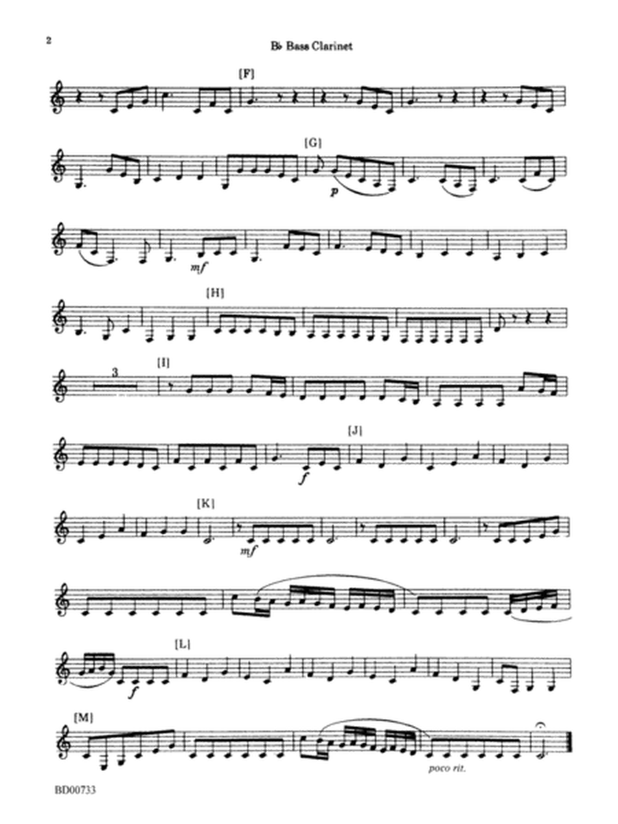 Water Music Suite: B-flat Bass Clarinet