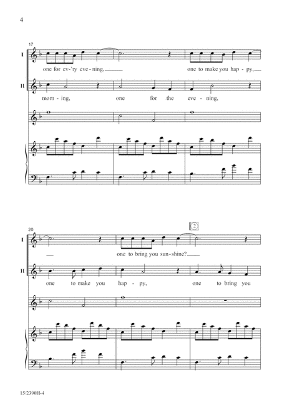 You Can Always Have a Rainbow 2-Part scores gallery preview page 5