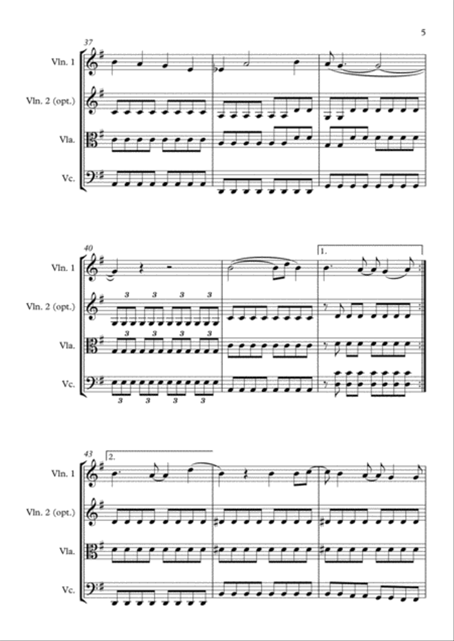 All I Want For Christmas Is You All I Want For Christmas Is You String Trio scores gallery preview page 5