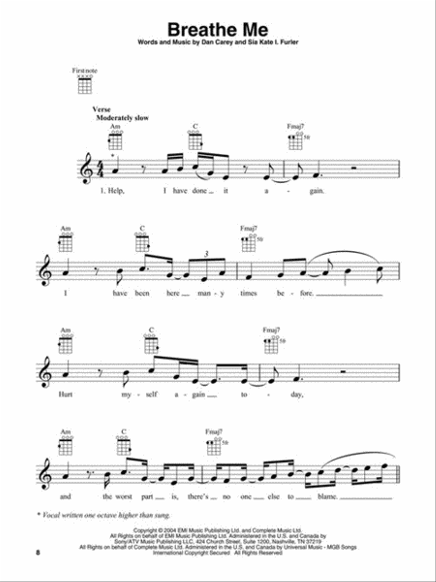 Yoga Music for Ukulele Yoga Music for Ukulele Ukulele scores gallery preview page 5