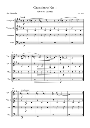 Gnossienne No. 1 – for brass quartet