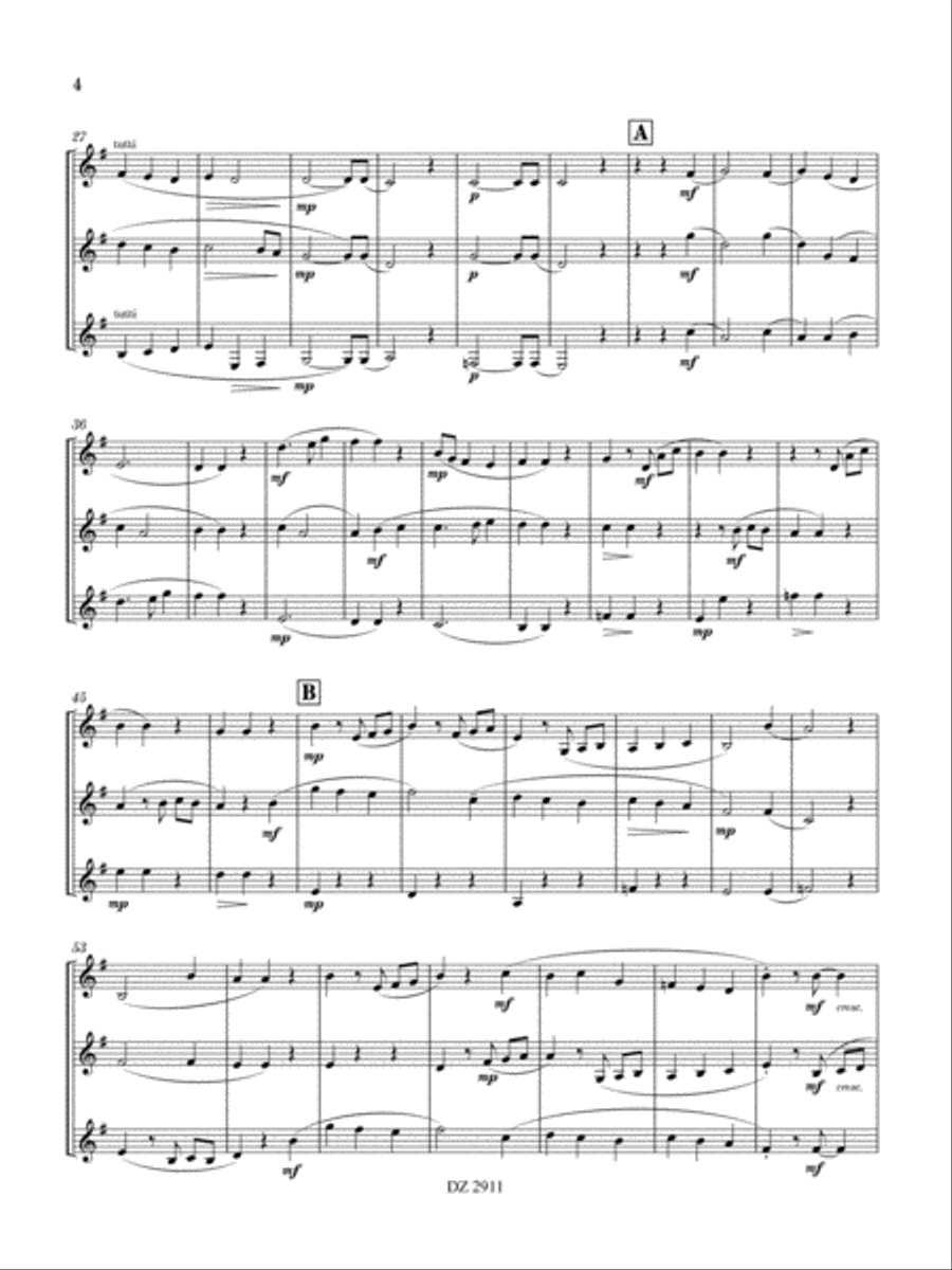 Tears in my Eyes Tears in my Eyes Guitar Ensemble scores gallery preview page 4