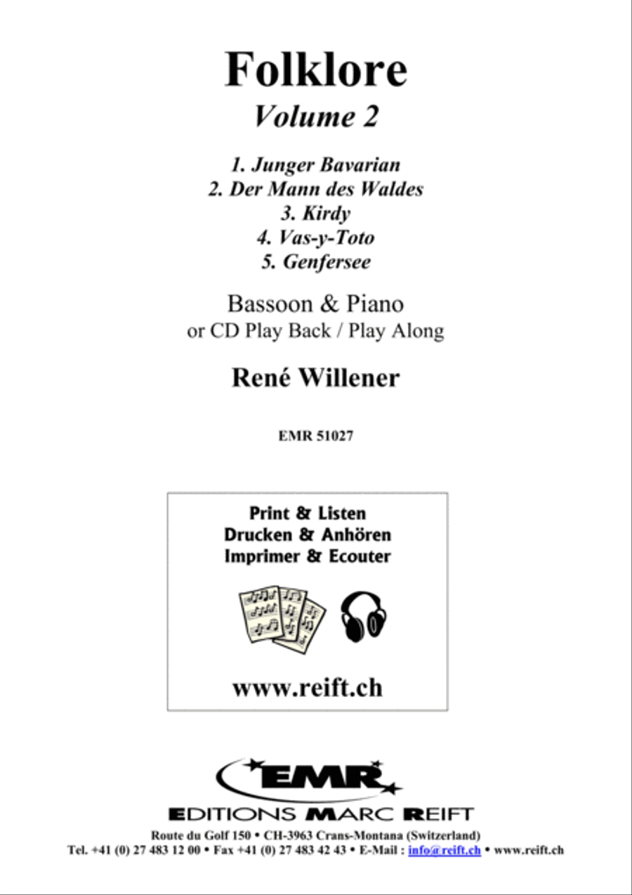 Folklore Volume 2 Folklore Volume 2 Bassoon Solo scores gallery preview page 2