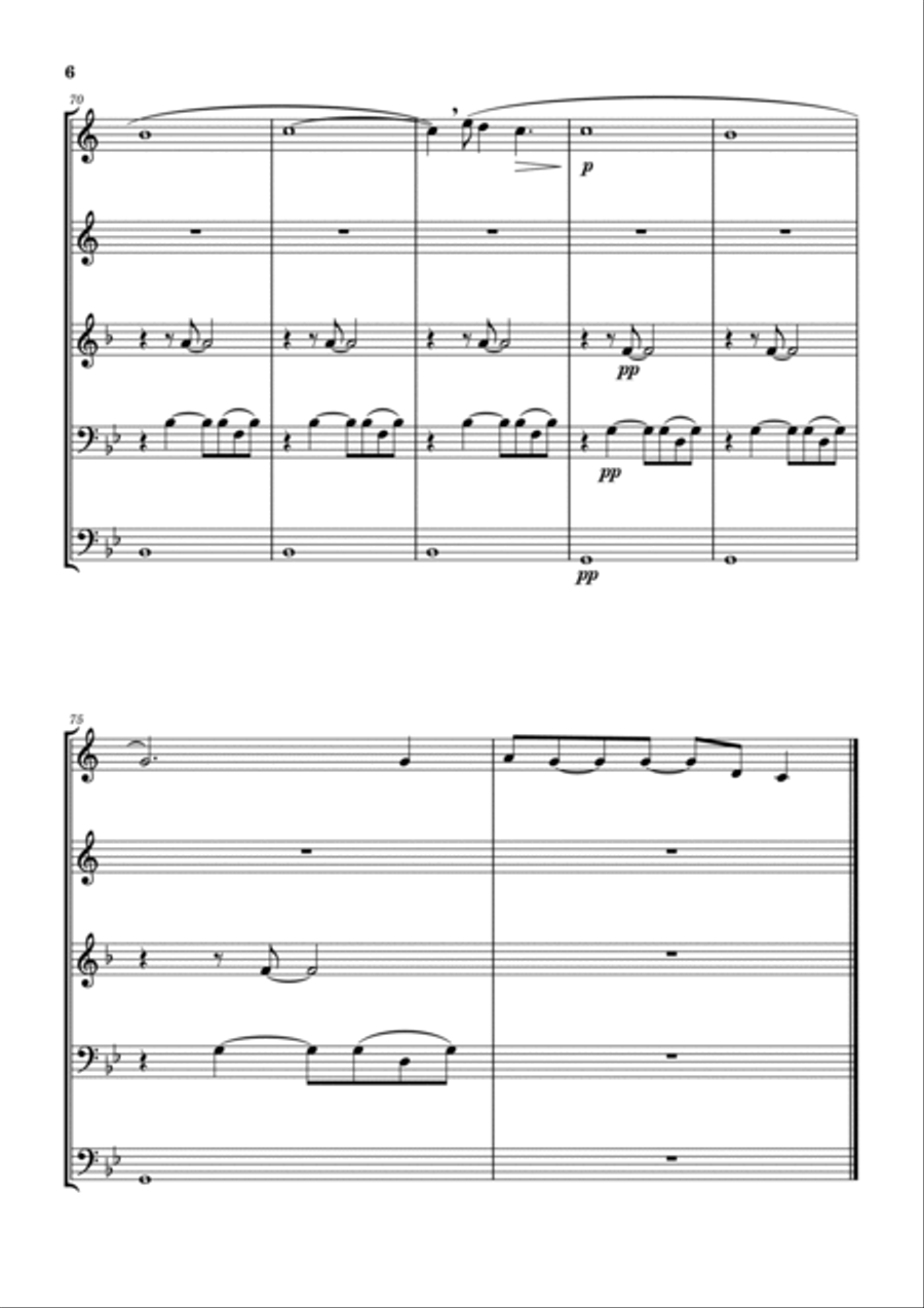 Favorite Crime Brass Ensemble scores gallery preview page 6