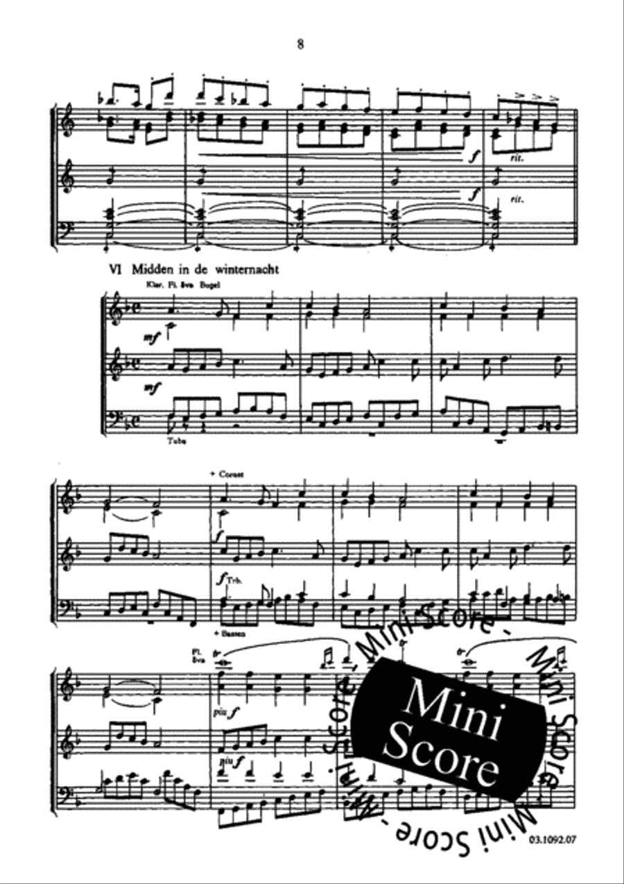 Kerstavond Fanfare Band scores gallery preview page 12