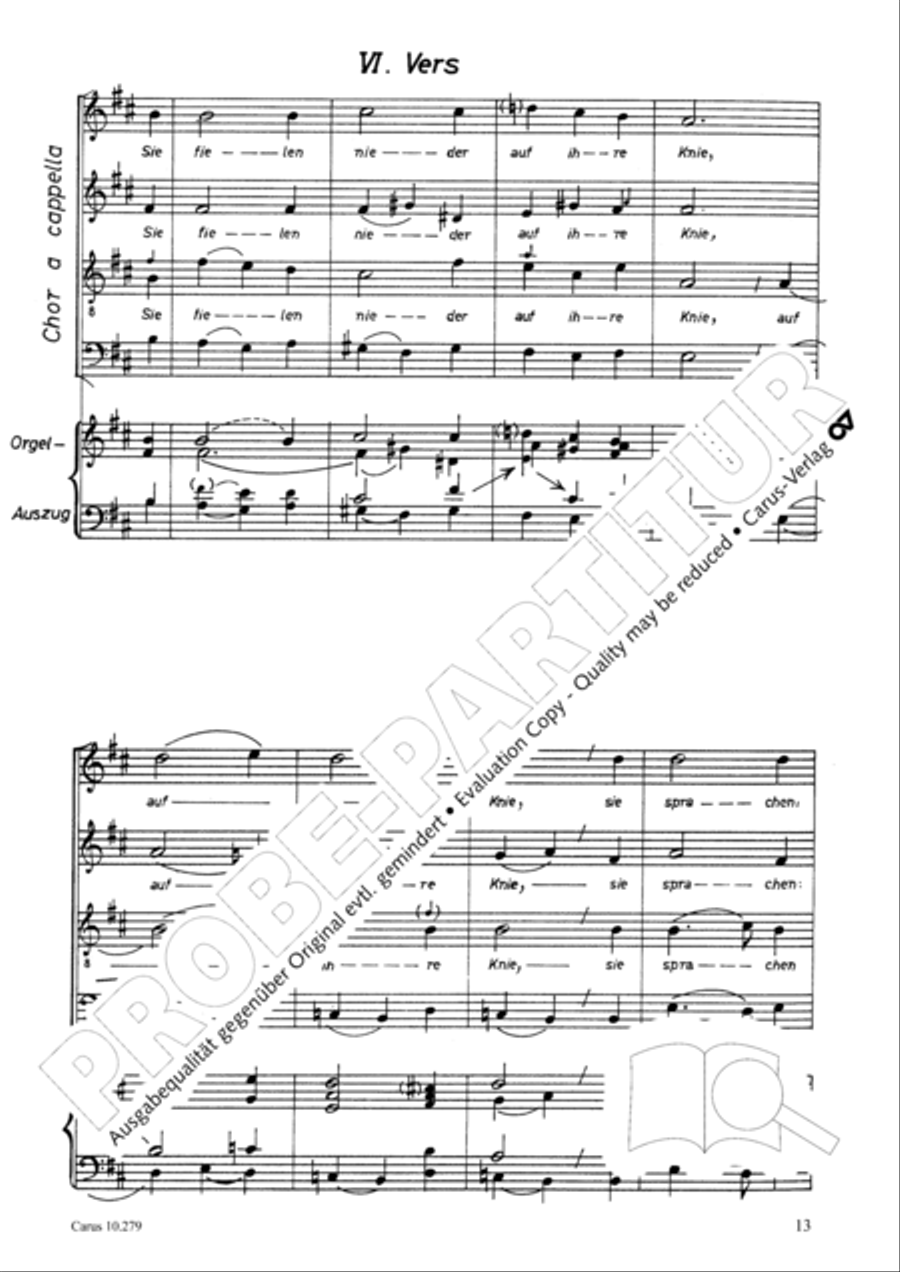 A babe is born in Bethlehem (Ein Kind geborn zu Bethlehem) 4-Part scores gallery preview page 14