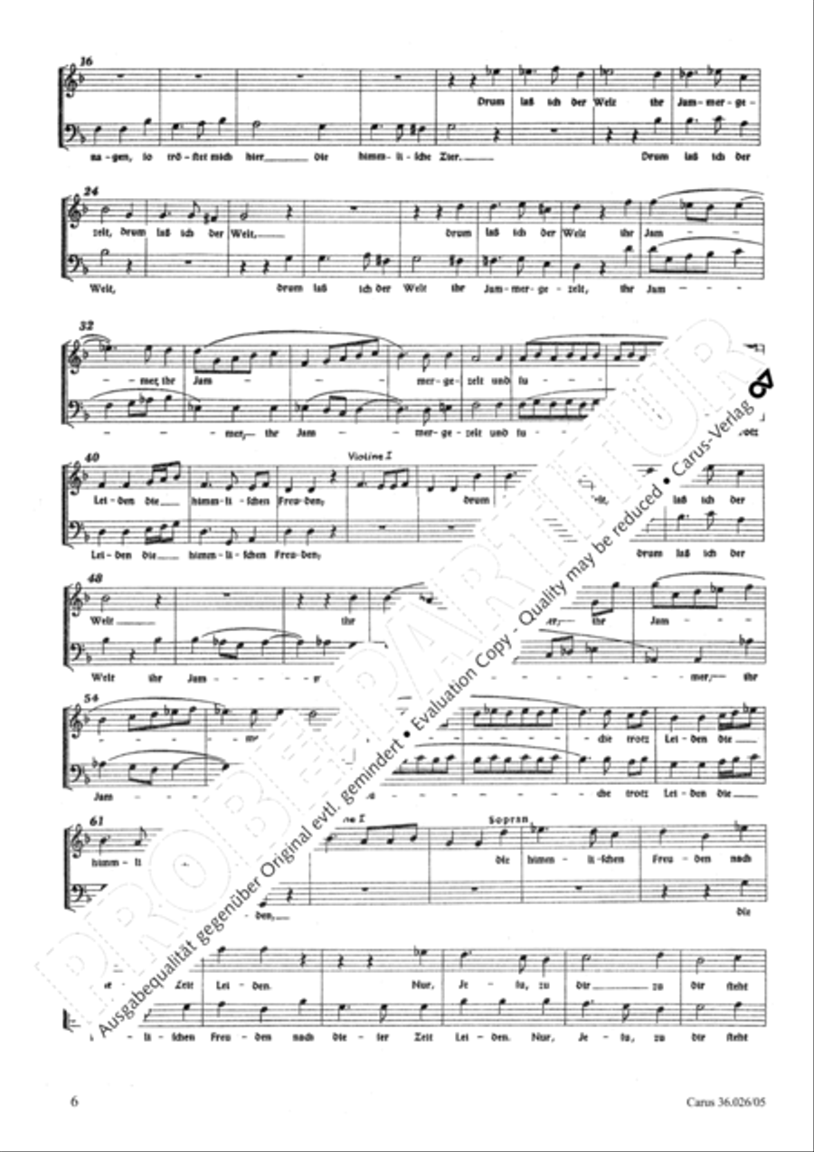 Now I indeed believe (Ich halte es dafur) Choir scores gallery preview page 7